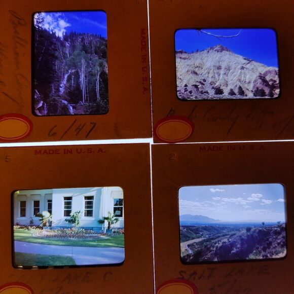 Vtg Utah Parks Slide Lot Grand Canyon, Bryce Canyon, Mines SLC Kodachrome Lot - Picture 7 of 10